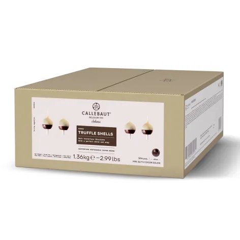 Callebaut Dark Chocolate Truffle Shells